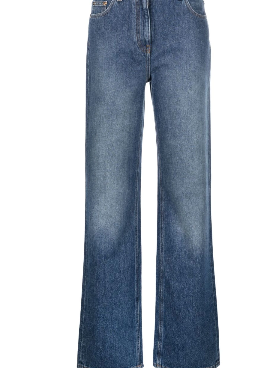 Cheap Women '95 straight-leg Versace Medusa jeans 0804